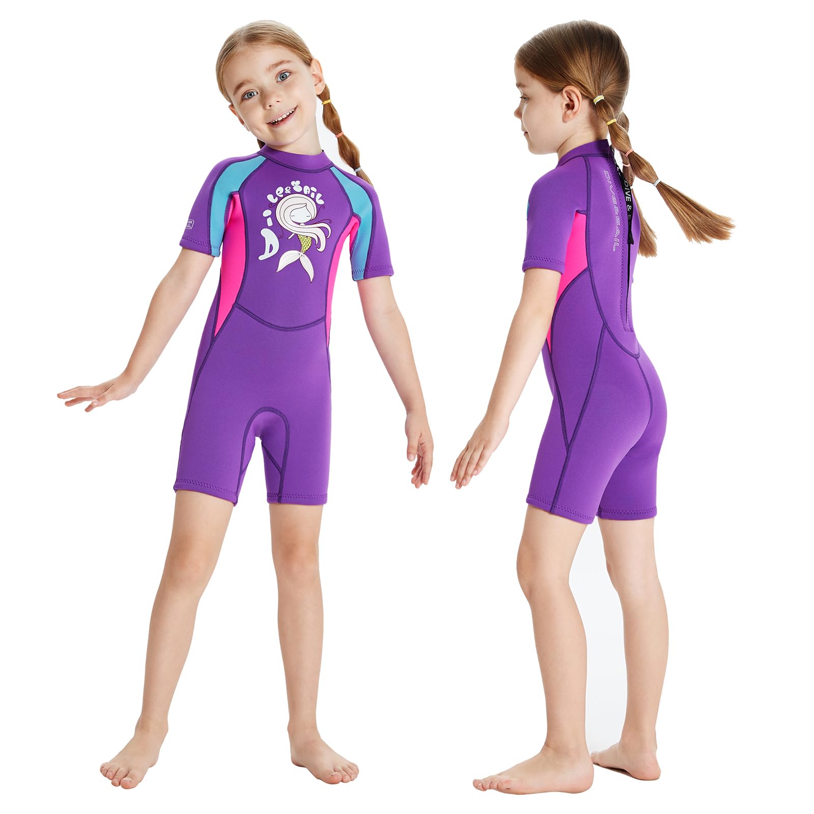 FORMIZON Neoprenanzug Für Kinder – 2,5 Mm Einteiliger Tauchanzug, Wärmend & Flexibel Für Surfen, Schwimmen, Schnorcheln