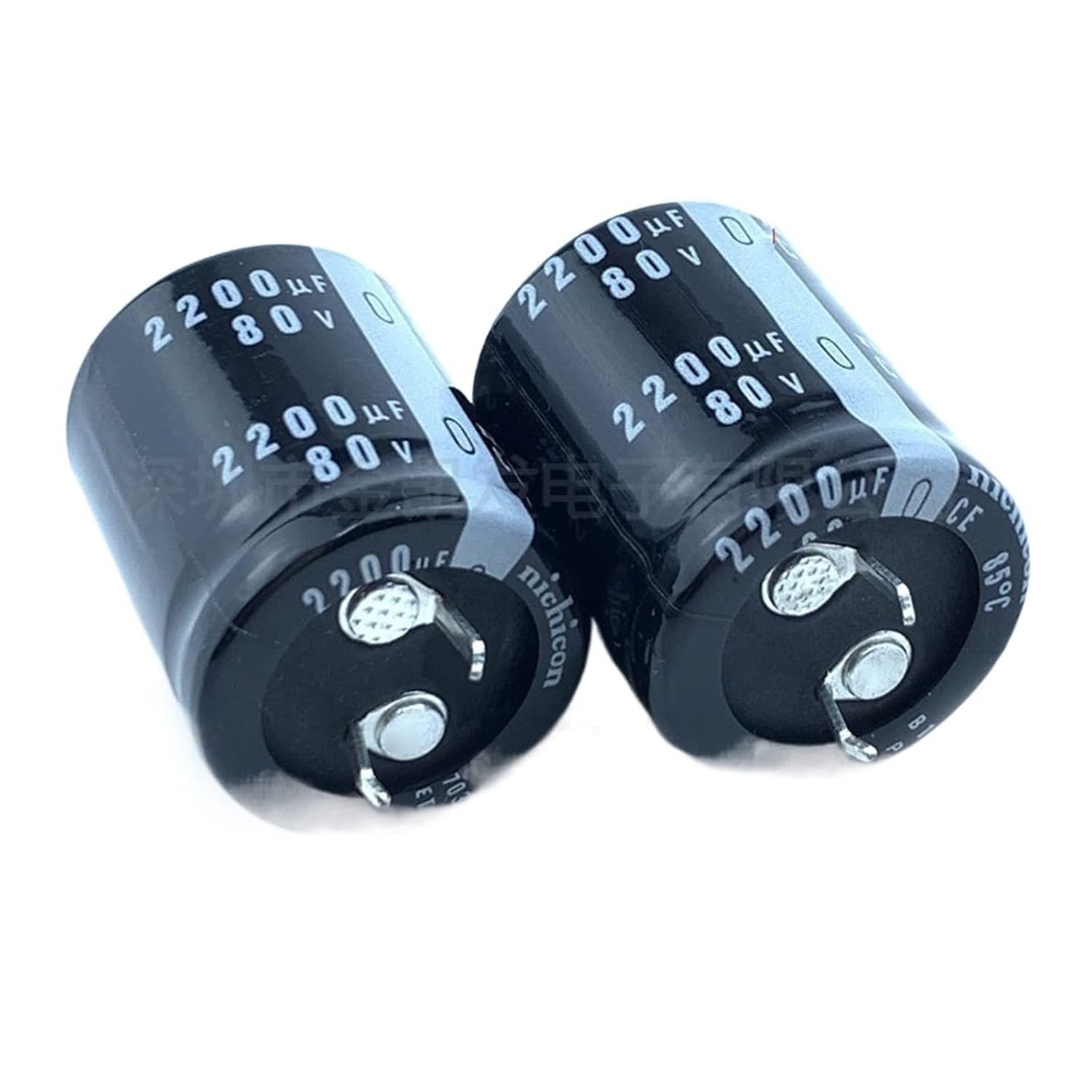 2Pcs 2200uF 80V 80V2200uF 22x35 22x40 25x30 25x35 Snap-in PSU Amplifier Capacitor(80V2200uF 25x30 2Pcs-01)
