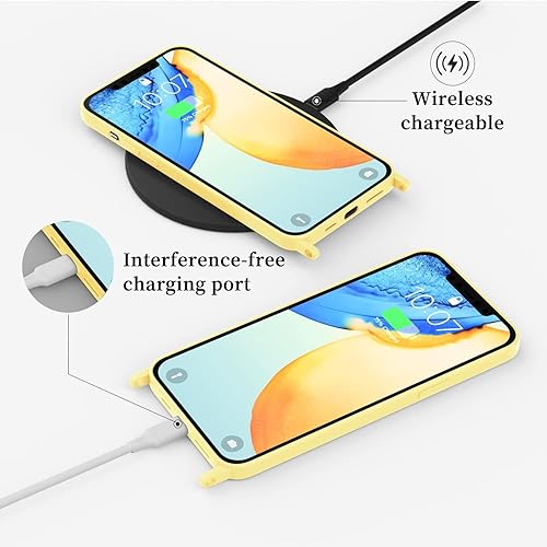 Miniatura 5 de Funda compatible con iPhone 13 con correa, funda cruzada para iPhone con cordón, ajustable, a prueba de golpes, protección contra caídas, funda de