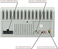 Vista 8 de Dual Electronics DMR74 Pantalla táctil LED digital de 7 pulgadas con pantalla táctil doble DIN Radio estéreo para coche Asistente Push to Talk