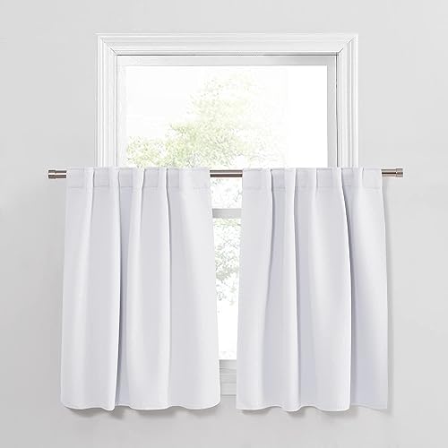 PONY DANCE - Cortinas opacas aisladas térmicamente, set de 2 cortinas opacas con bolsillo para barra pestaña trasera, paneles de cortinas opacas,