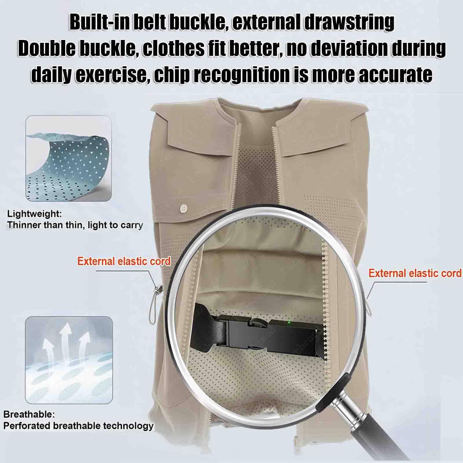 Chaleco de airbag anticaídas para protección de ancianos, equipo de seguridad de despliegue rápido con monitoreo por aplicación