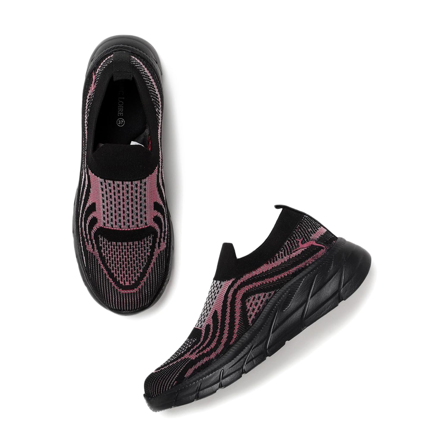 Marc Loire Women's Athleisure Knitted Active Wear Slip-On Sneaker Shoes 3 6191ca4pnQL. SL1500