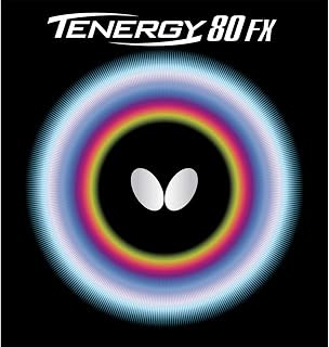Butterfly Tenergy 80 FX Table Tennis Rubber Table Tennis Rubber - 1.7 mm, 1.9 mm, or 2.1 mm - Red or Black - 1 Inverted Table Tennis Rubber Sheet - Professional Table Tennis Rubber