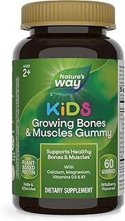 Kids Growing Bones & Muscles, Calcium & Vitamin D, Ages 2+ Wildberry Flavor, 60 Gummies