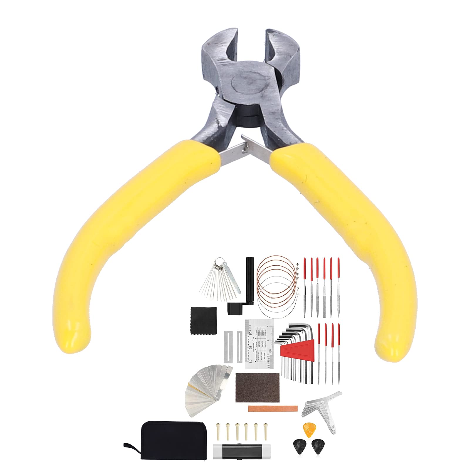 Strumenti di Riparazione per Chitarra Kit di Strumenti per Avvolgitore di Corde per Chitarra Accessori Completi per Chitarra Kit di Riparazione e Manutenzione per Avvolgitore di