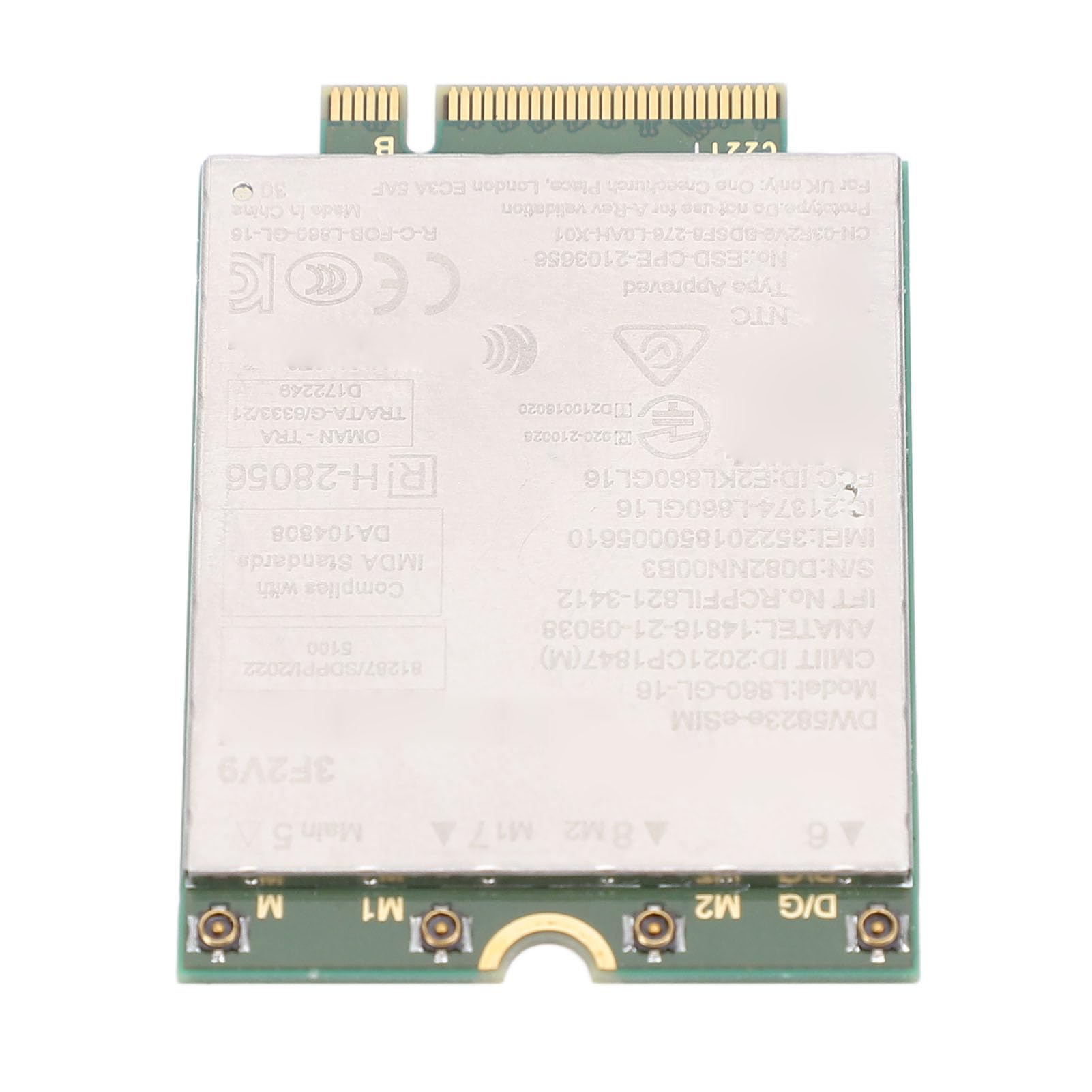 POENVFPO Tarjeta de Red del Módulo 4G LTE, Velocidad de Internet de 1 GB/s para Latitud/precisión, Soporte de Banda Global, Diseño Duradero