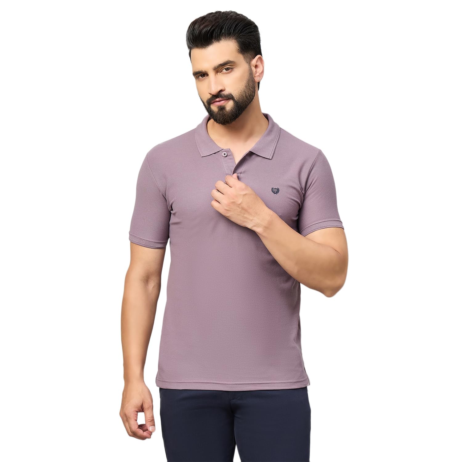 Duke Men's Solid Slim Fit T-Shirt-picture-18