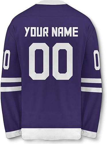 Miniatura 4 de Custom Hockey Jersey Personalized Color Shirts PrintedStitched Name and Number for Men Women Youth S-6XL
