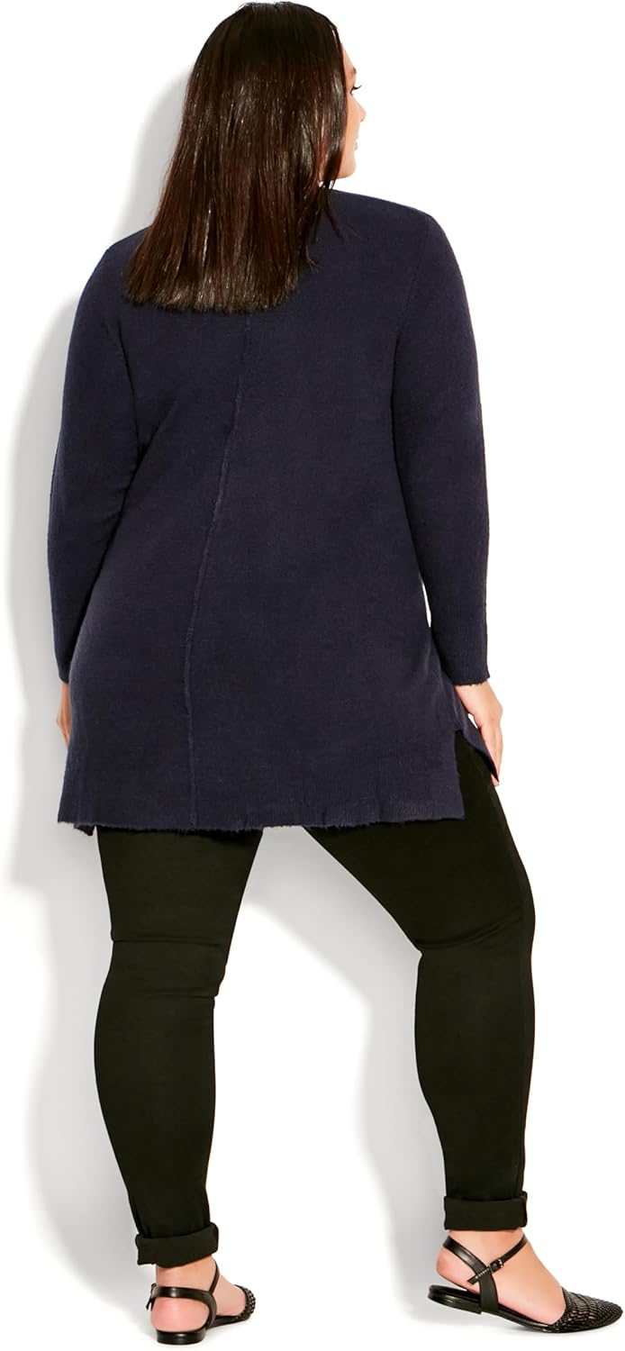 Avenue Women's Plus Size Sweater DEEP Valley - Image 4
