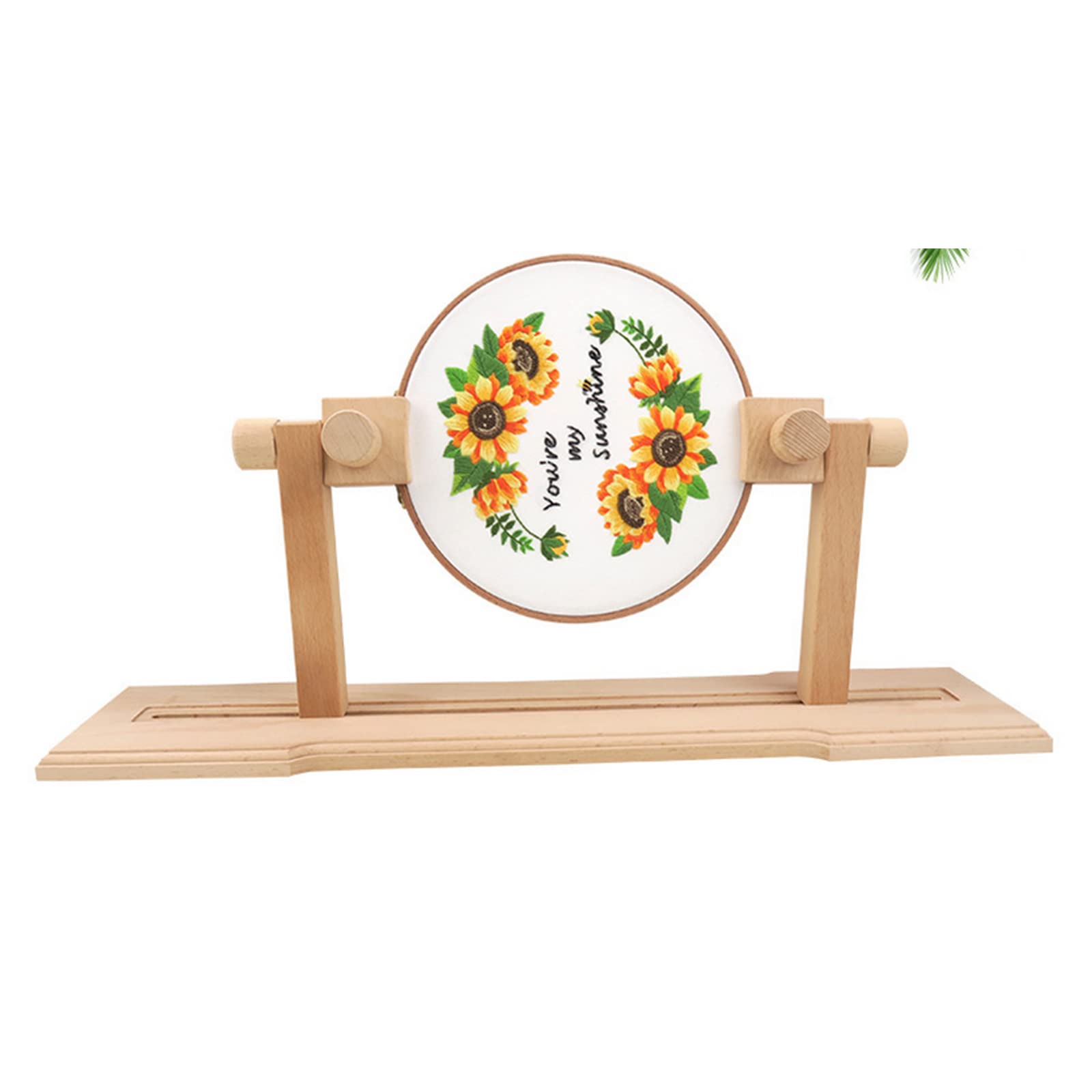 Este Soporte Ajustable para aro de Bordado Giratorio para Punto de Cruz, Soporte para Regazo, Kit de Bordado Giratorio de 360 Grados para Escritorio, Marco para Regazo