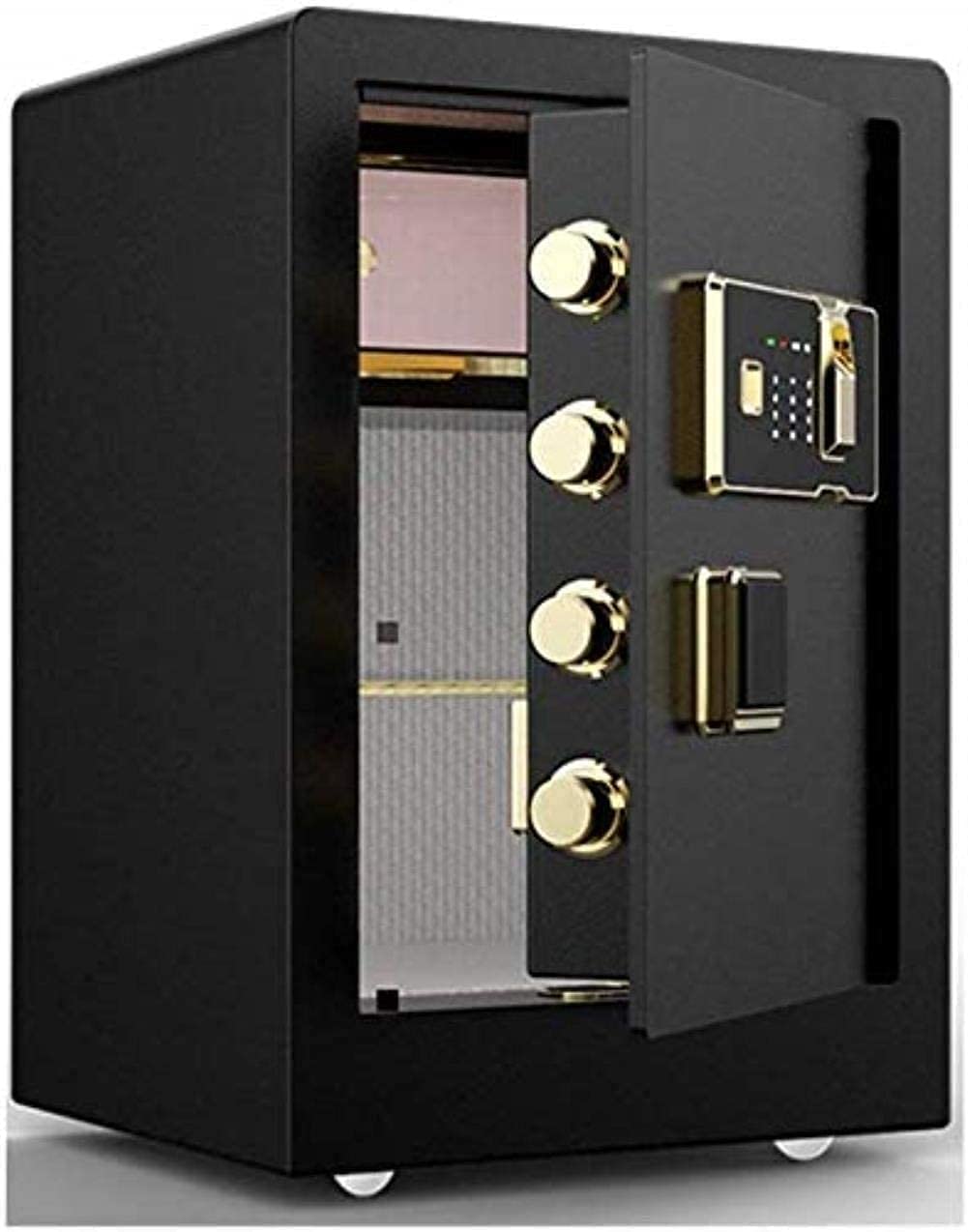 Caja Fuerte electrónica Digital Grande para el hogar, Caja Fuerte para Documentos de identificación, Documentos A4, computadoras portátiles, Joyas 60X34X40Cm