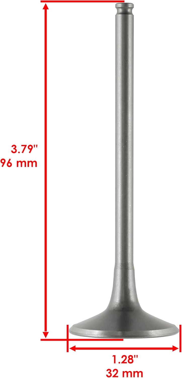 Caltric 2x Exhaust Valve 2x Intake Valve Compatible with Polaris Ranger Crew 570-4 570-6 2017 2018 2019 2020