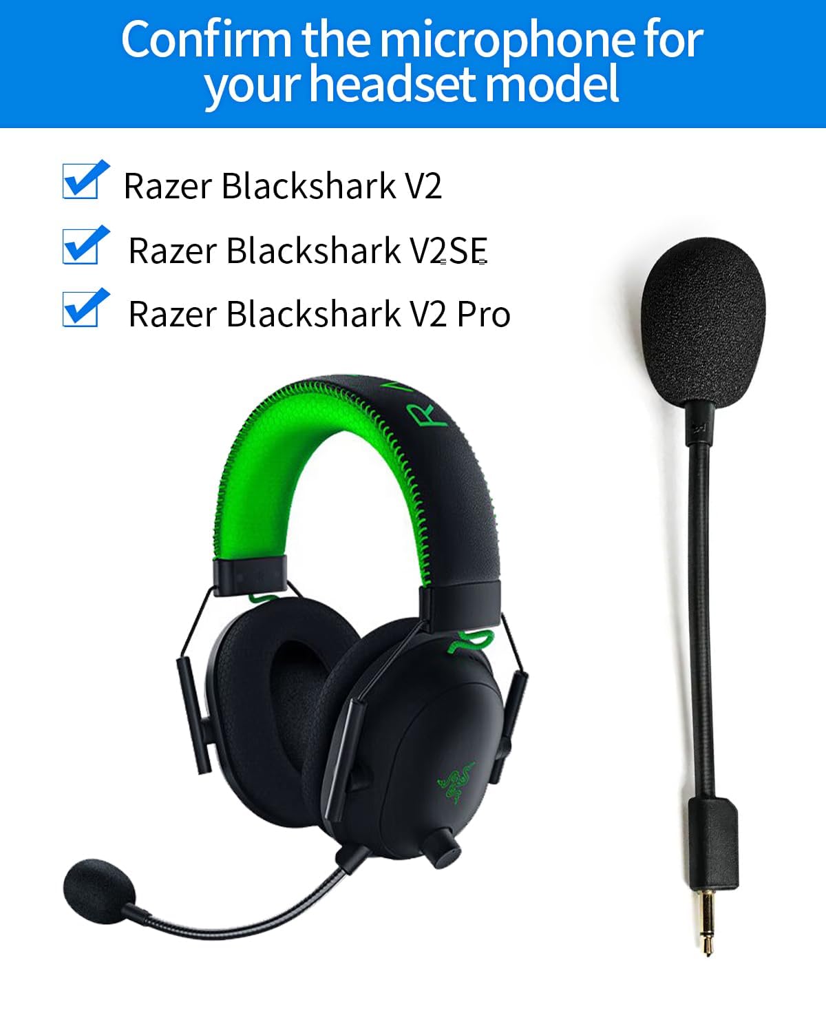 マイク未使用Razer BlackShark V2Pro アップグレードモデル Razer】“BlackShark V2 HyperSpeed”高音質マイク搭載＆約280gの