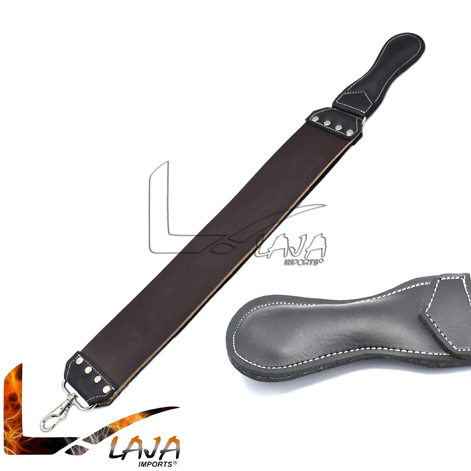 Laja Imports Large Real Leather Strop Belt 20