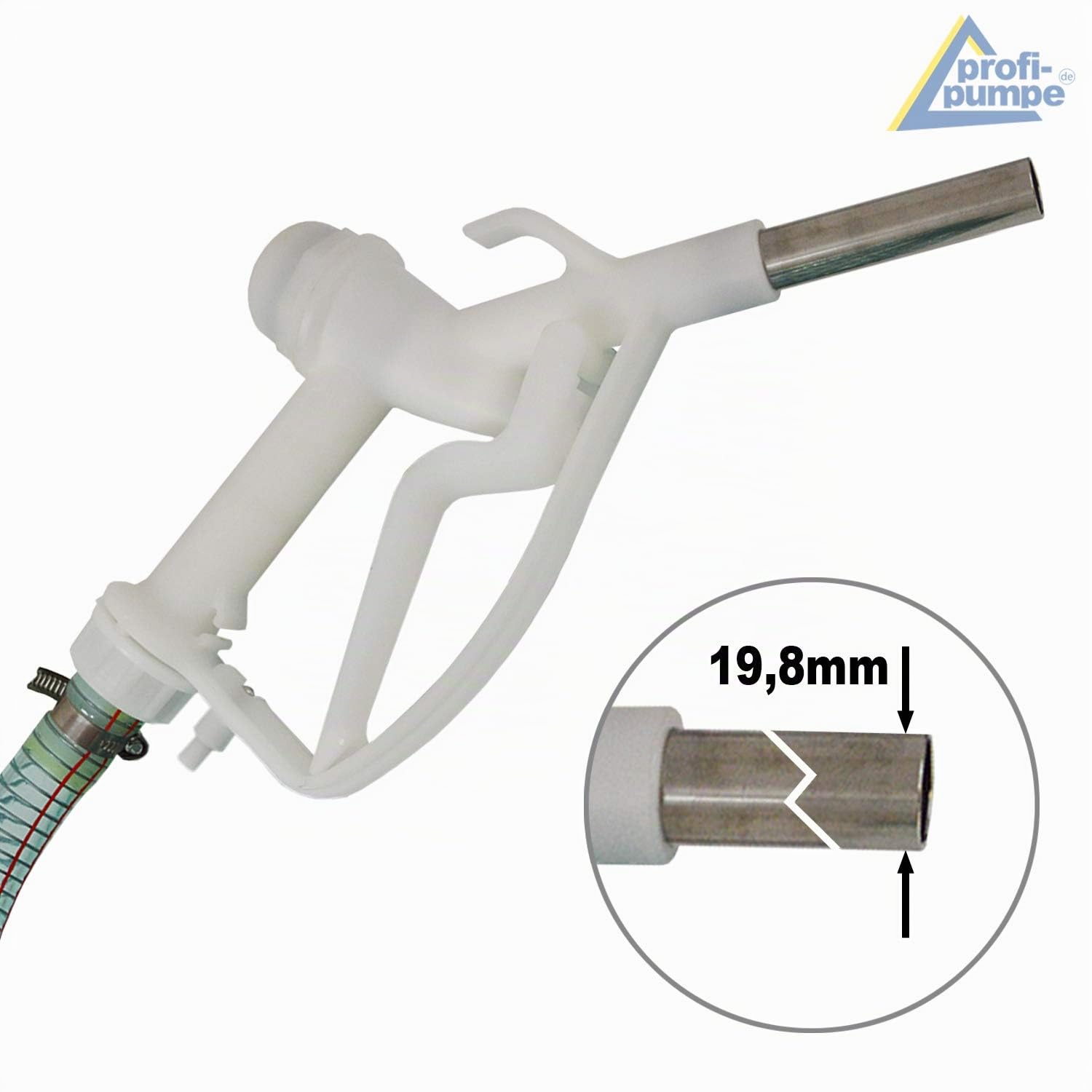 Set serbatoio AdBlue® da appendere a contenitori IBC - set completo con pompa autoadescante da 230 V, tubo di aspirazione e pressione, pistola per ugello AdBlue, contatore digitale