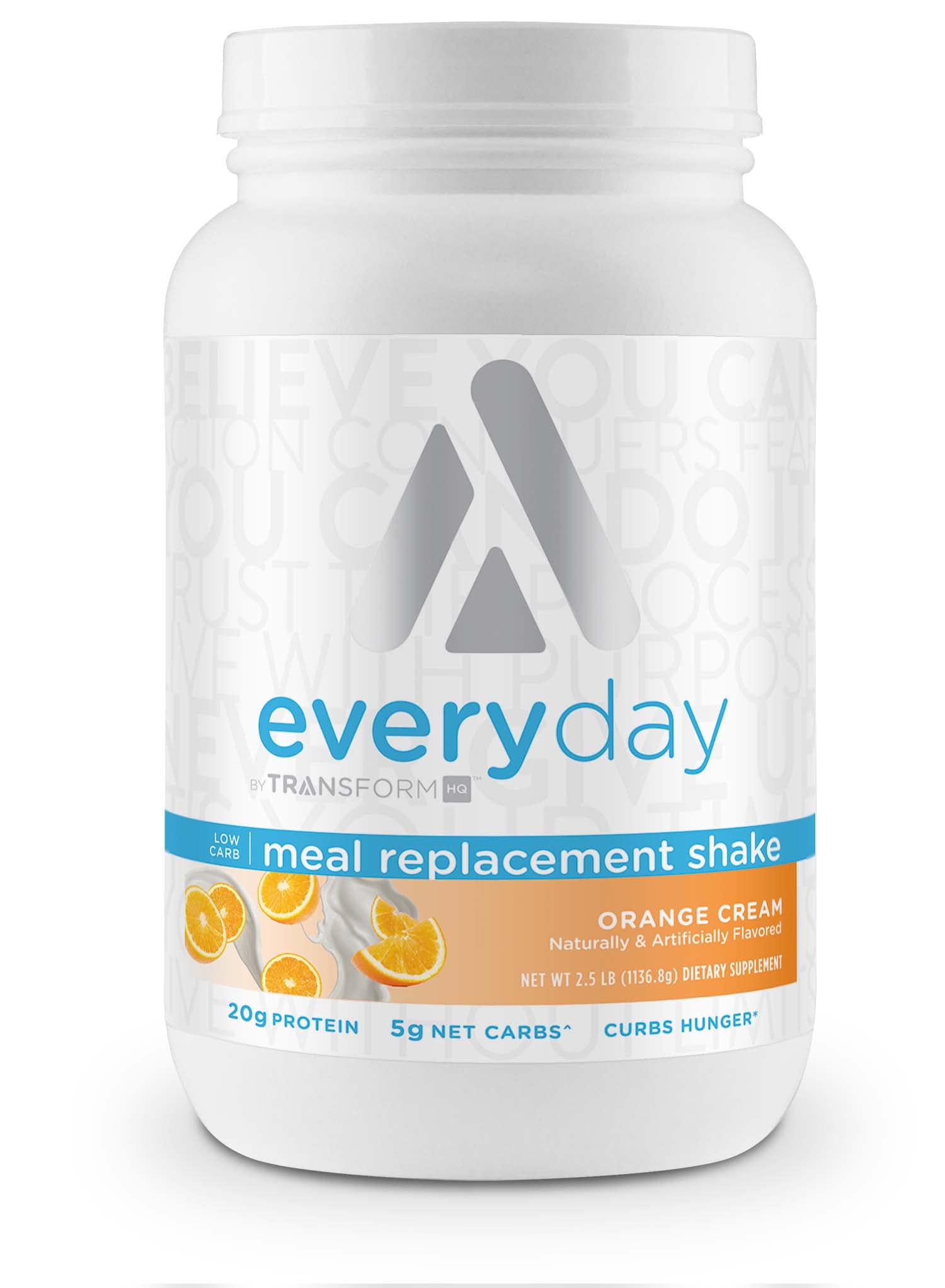TransformHQMeal Replacement Shake Powder 28 Servings (Orange Cream) - Gluten Free, Non-GMO
