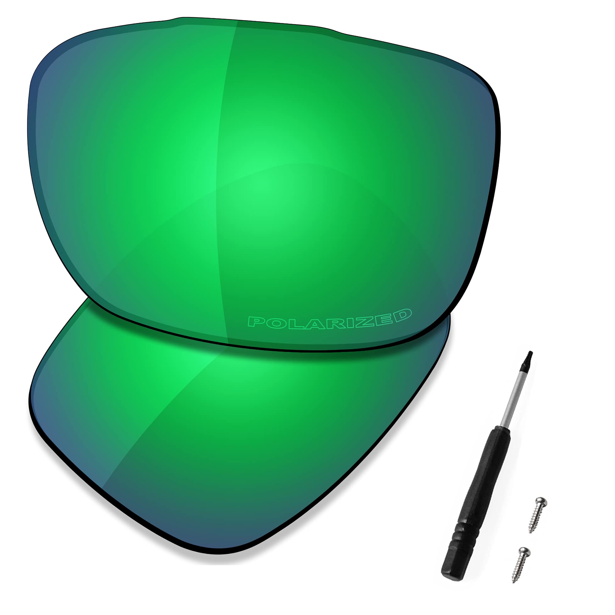 Saucer Premium Replacement Lenses for Oakley TwoFace OO9189 Sunglasses High Defense - Jade Green Polarized