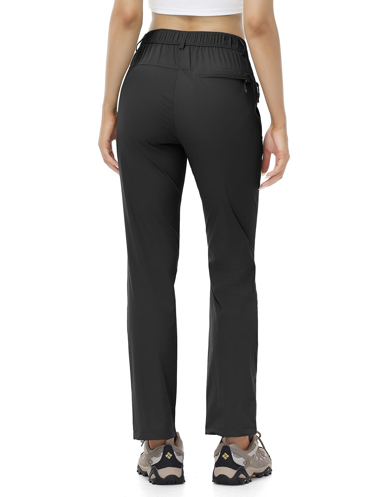 donhobo Damen Outdoor Wanderhose Quick Dry Campinghose Ultraleichter Verschleißfester UV-Schutz Atmungsaktiv Trekkinghose Funktionshose