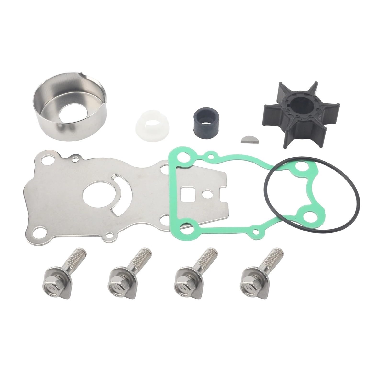 Kit pompe à eau 66T-W0078-00 turbine pour réparation moteur hors-bord 25 30 40CV