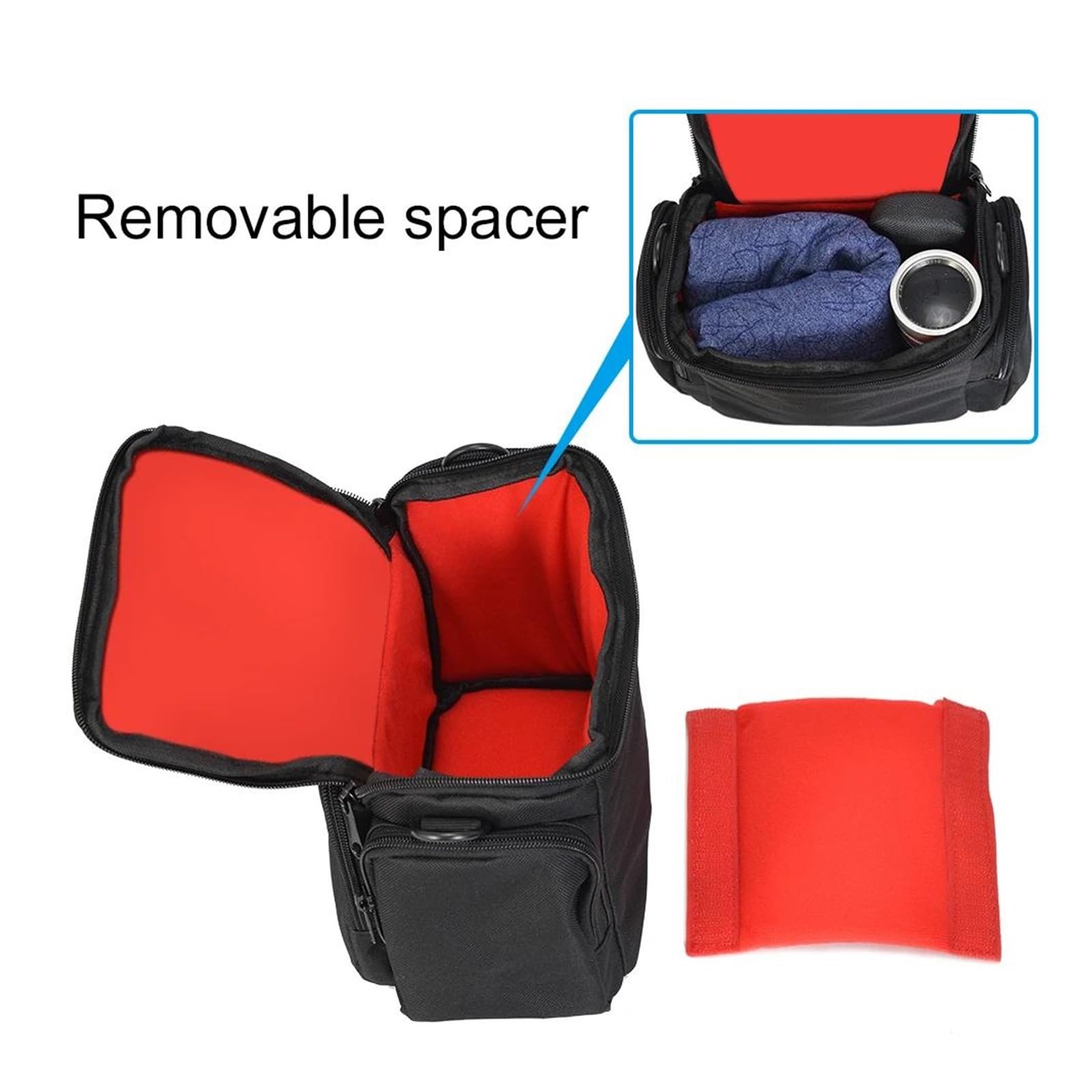 Étui pour appareil photo reflex numérique pour Ni&ko&n fc Z30 Z50 Z5 Z6 Z7 D3500 D5600(Large)