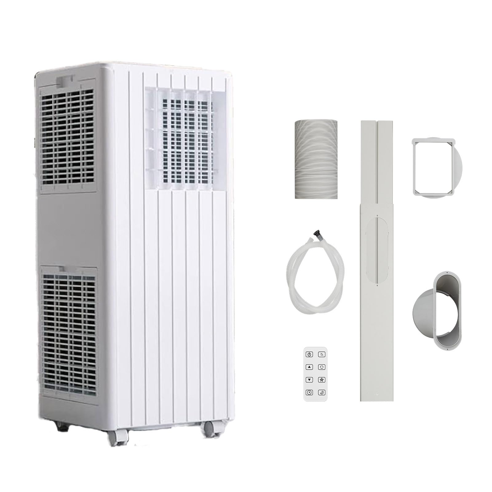 Portable Air Conditioners Cool up to 350 Sq Ft 8 000 BTU 3-in-1 Movable AC for Bedroom with