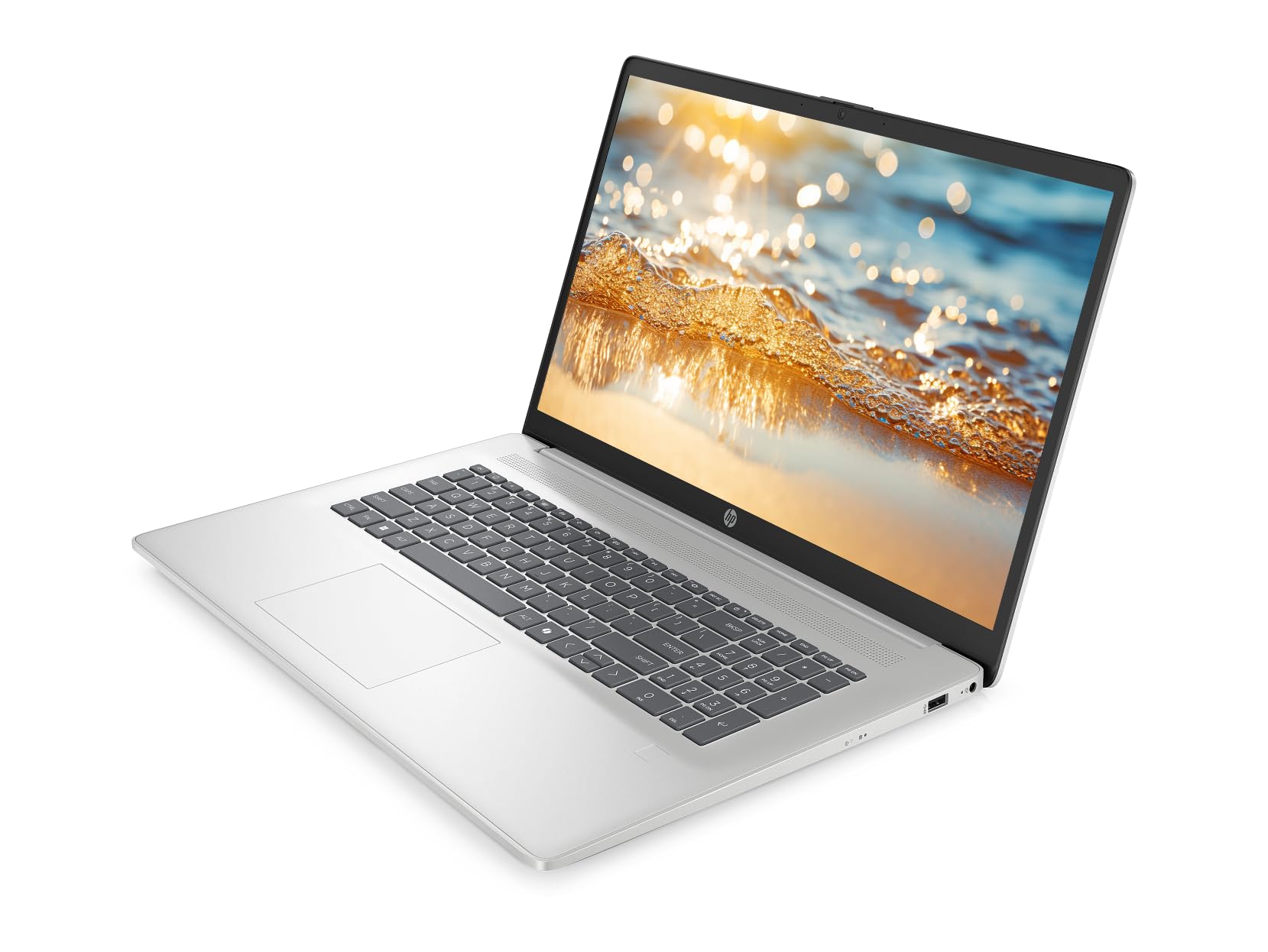HP 17.3" Touchscreen Business Laptop Computer, Intel 12-Core Ultra 7 255U, 16GB RAM 1.5TB Storage (1TB SSD+512GB Docking Set), Fingerprint Reader, Backlit Keyboard, Windows 11, NLY Earphones, Silver image 3
