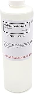 Hydrochloric Acid Solution, 3M, 500mL - The Curated Chemical Collection