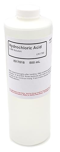 Solución de ácido clorhídrico, 3M, 16.9 fl oz - The Curated Chemical Collection Solución de ácido clorhídrico, 3M, 16.9 fl oz - The Curated Chemical Collection