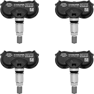 HQPASFY Tire Pressure Sensor 315MHz TPMS 4PCS Compatible with 07-18 Toyota Sequoia Tundra 06-19 Sienna Replaces# 42607-0C070, 42607-08010, 42607-0C050