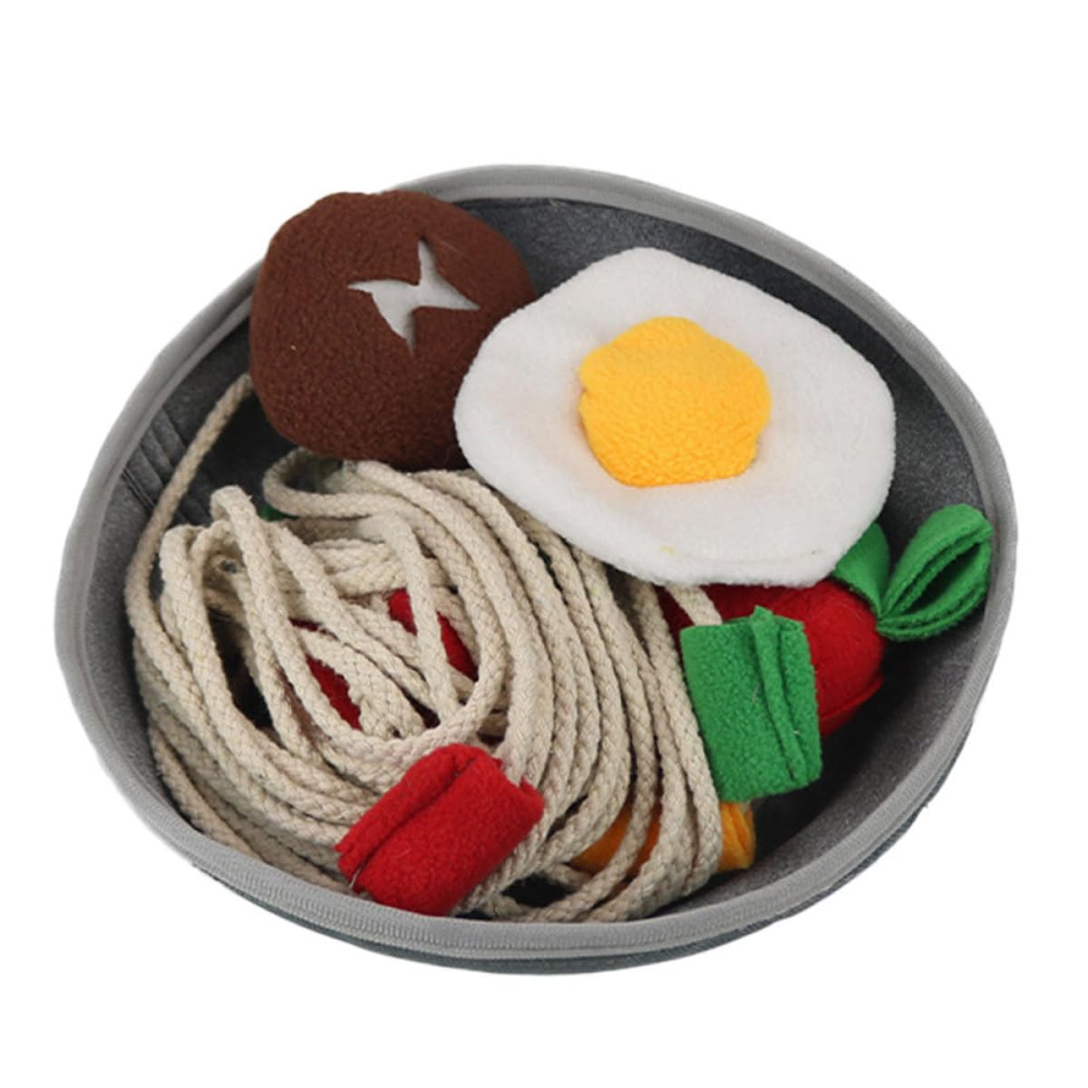 SOLUSTRE Hundepuzzlespielzeug aus Polyester mit Leckerli Schnüffelfunktion und Geräuschaktivierung für Training und Energieverbrauch bei Haustieren