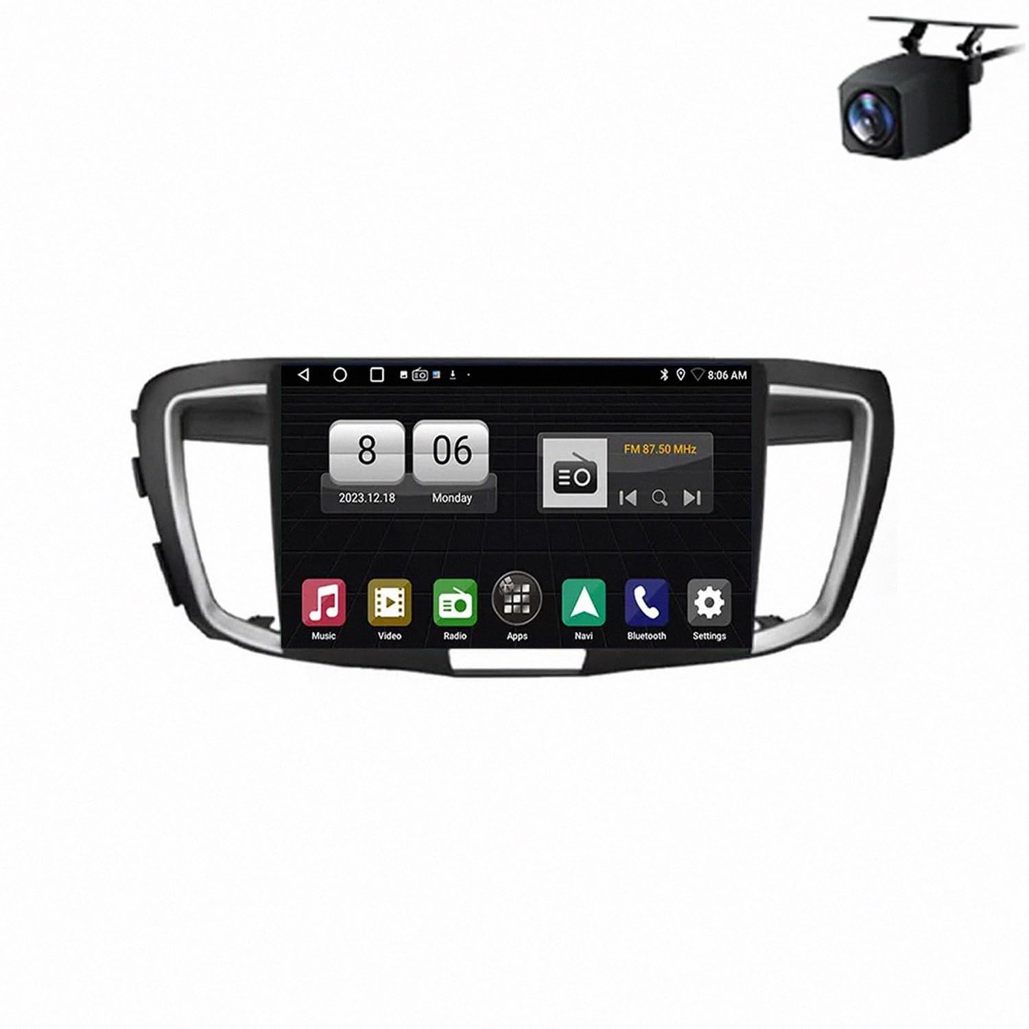Odtwarzacz Multimedialny 2-Din dla Dodge Journey Fiat Leap Freemont 2011-2020 Bezprzewodowe Carplay I Android Auto, Pojemnościowy Ekran Dotykowy, Nawigacja Gps Radio Fm Z, 8 Rdzeń 6G+128G
