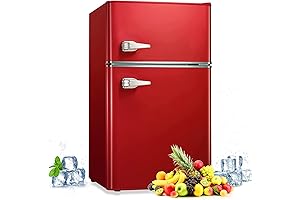 Antarctic Star Mini Fridge: Small Wonder in a Vibrant Red Hue