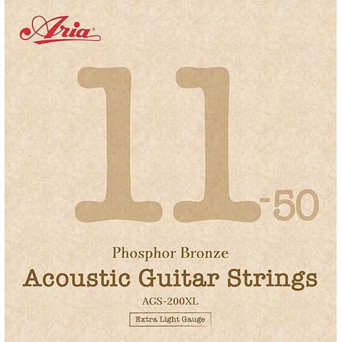 �y2�Z�b�g�zARIA �A���A Acoustic Guitar �t�H�[�N�M�^�[�� Extra Light �G�N�X�g�����C�g �t�H�X�t�@�[�u�����Y AGS-200XL