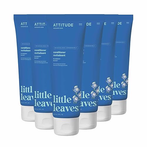 Miniatura 23 de ATTITUDE Acondicionador natural para niños, hipoalergénico, vegano, a base de plantas y minerales, vegano y libre de crueldad, sandía y coco, 8