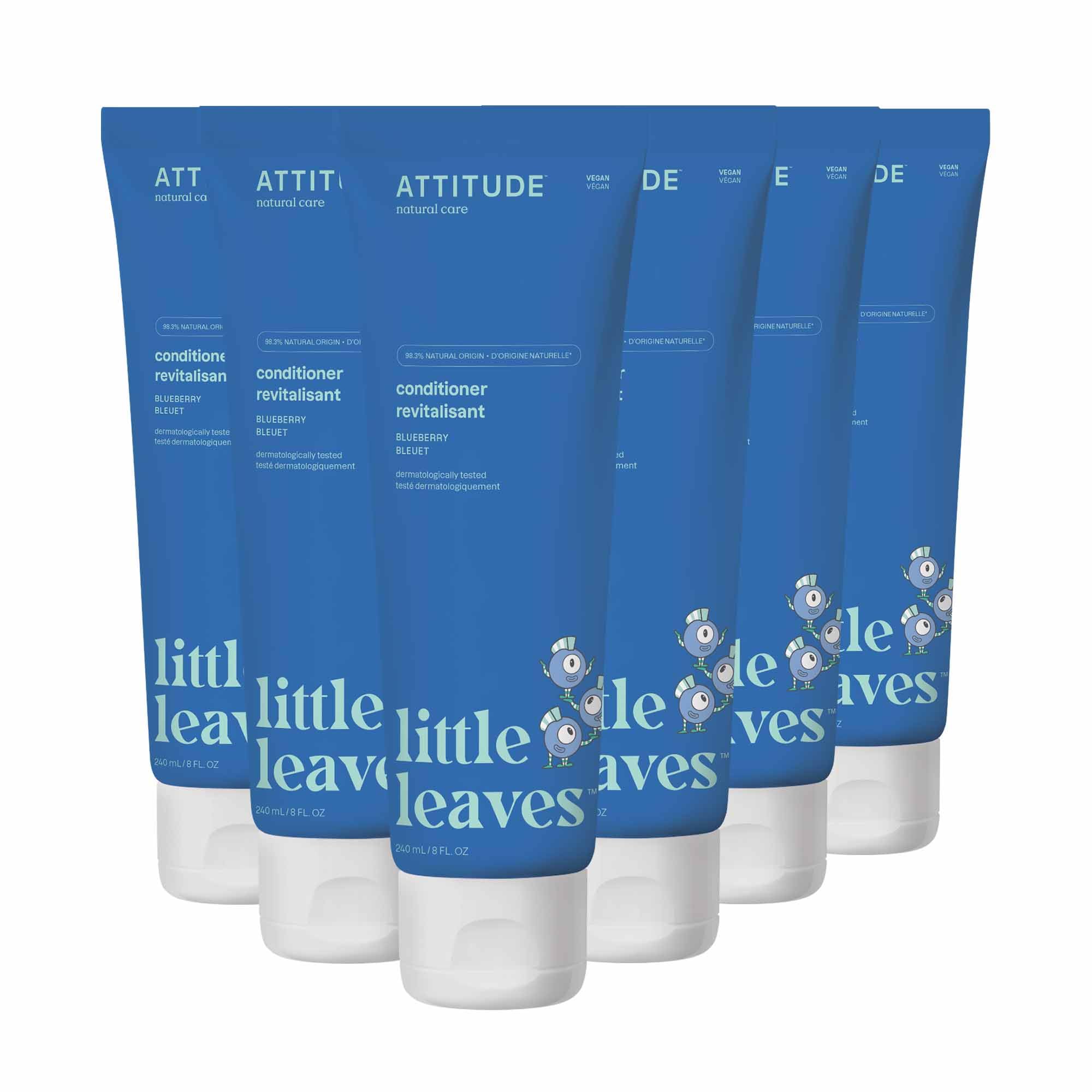 ATTITUDE Kids Conditioner, Gentle Detangling Moisturizing Formula, 8 Fl Oz