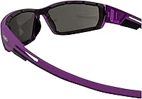 Vista 7 de Global Vision Sly - Gafas de sol acolchadas para motocicleta para mujer, 3 pares con lentes ahumadas y marcos metálicos rosa, morado y azul