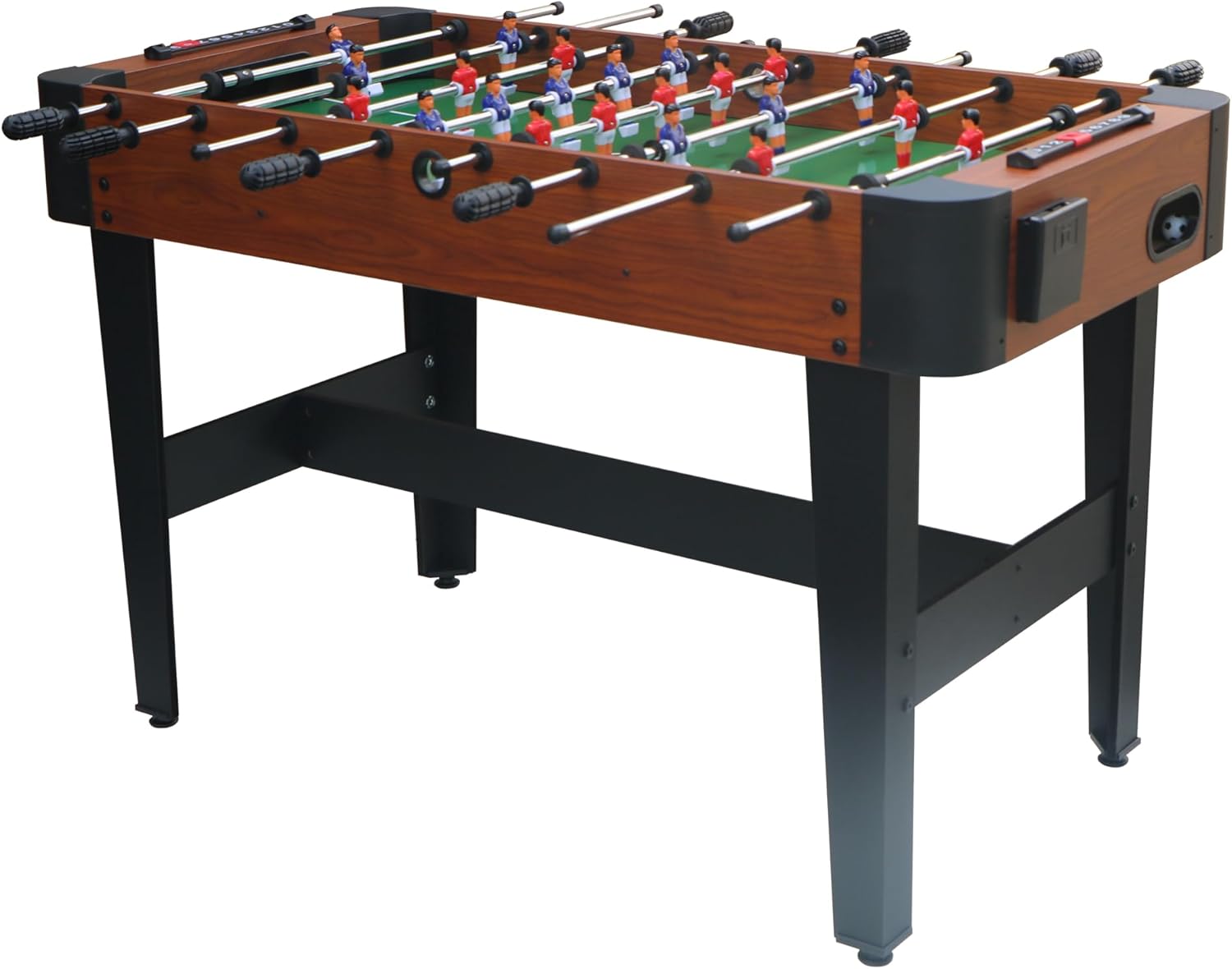 Foosball Table for Kids and Adults, Table Soccer Game with Smooth Rods and Durable Cabinet, Soccer Table Compact Indoor Football Table Foosball Table for Home Game Table Soccer Roo