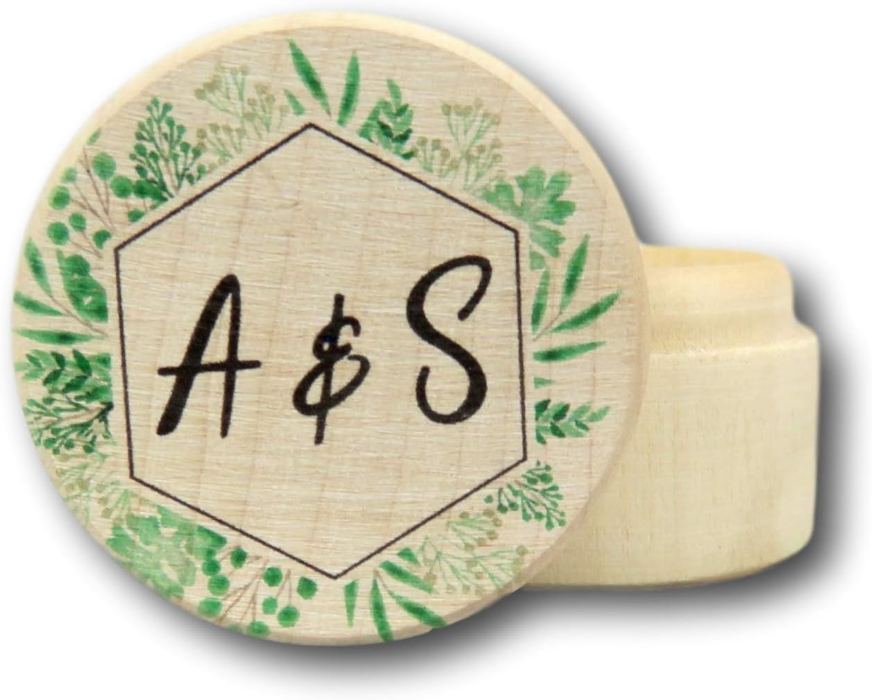 Legacy LasercraftsPersonalised eucalyptus Ring Box | Engagement Proposal Marriage | rustic ring box | ring bearer box | eucalyptus theme | personalised ring box