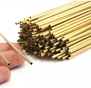 1pc Brass Tube 0.25mm Wall Thickness 1-12.5mm OD Brass Tube 300 500mm Length Straight Tubing Copper Tube Thin-Walled Small Diameter (Size : 300mm, Color : OD 4.5 x ID 4mm)