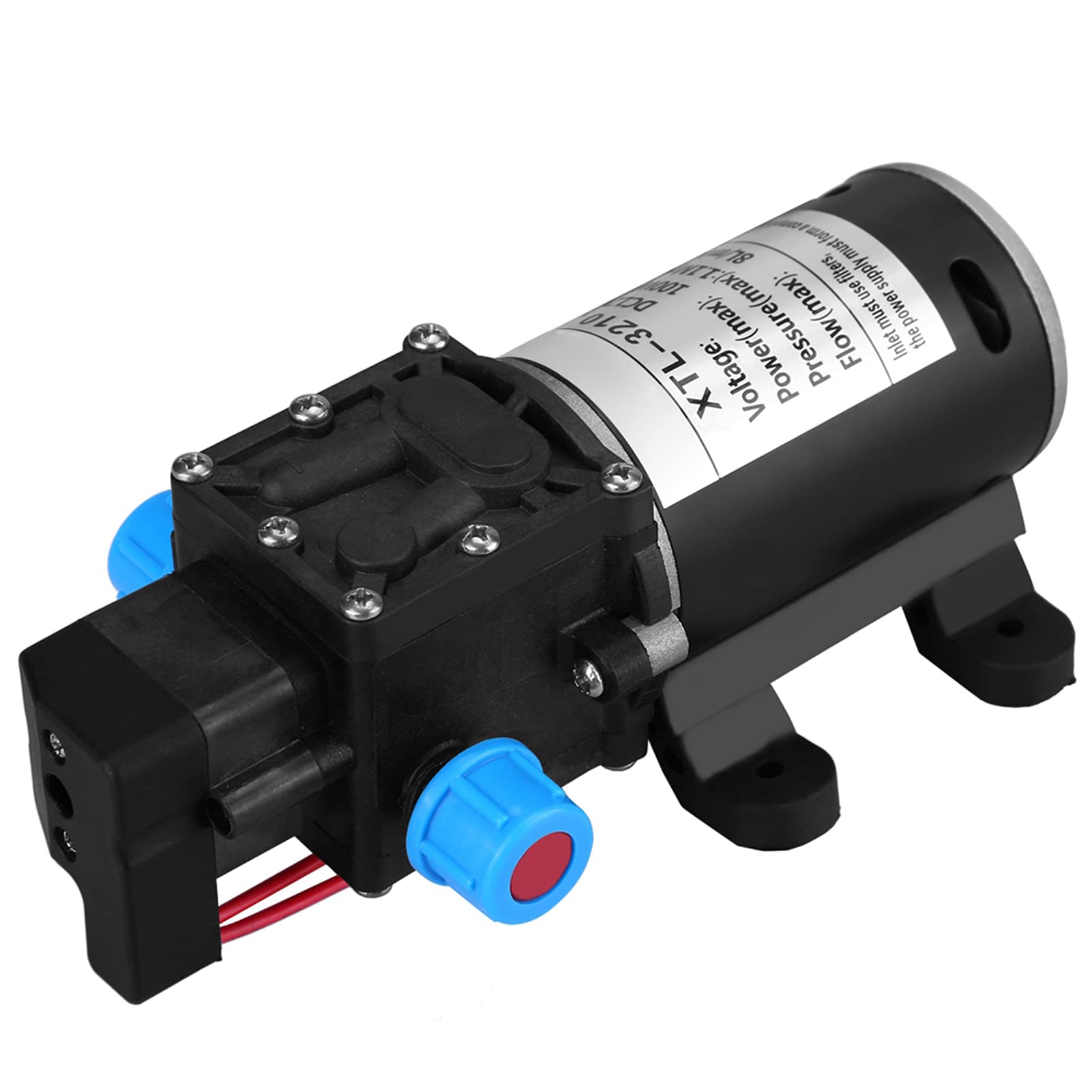 12V DC 100W Pompa Acqua Autoadescante Membrana Alta Pressione 8L Min 160Psi Basso Assorbimento Corrente Costruzione ABS Ampie Applicazioni