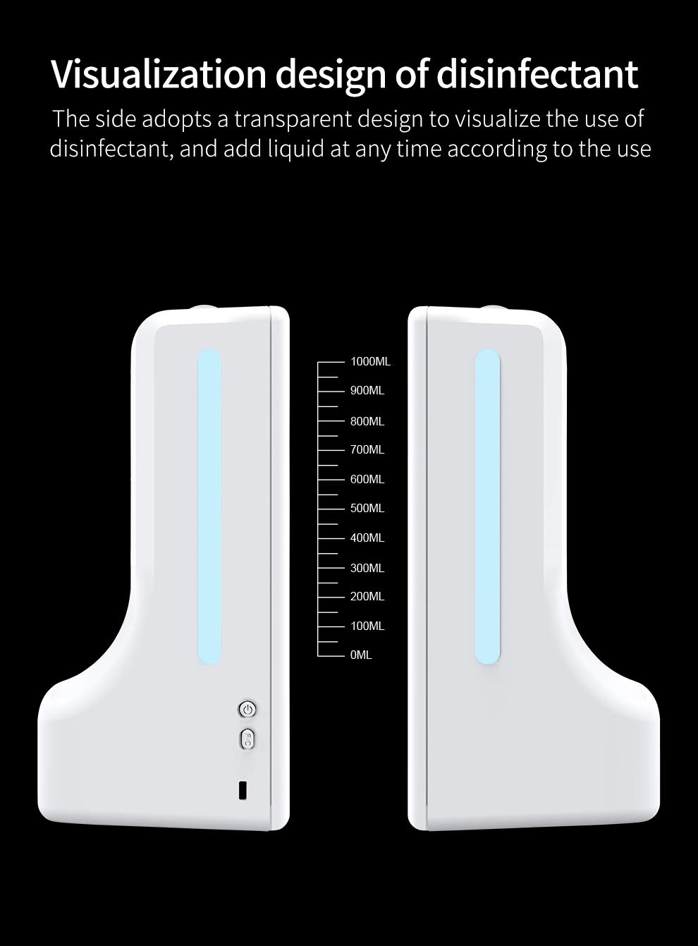 ZYC Nueva actualización K9 Pro Termómetro infrarrojo sin Contacto Dispensador de jabón automático montado en la Pared Sensor IR automático Gel desinfectante de Alcohol Limpieza del hogar