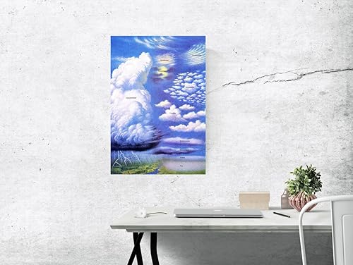 Miniatura 2 de Artist Unknown Póster de nubes, póster de clasificación de nubes, clima, relámpago, nubes, estrato, cirro, Cumulonimbus