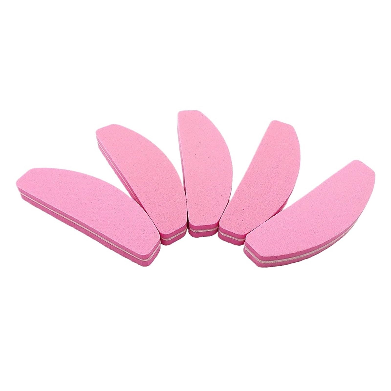 5/10/20 Stück professionelle rosa Nagelfeilen Schwammblock Maniküre-Werkzeug for Formen und Polieren von Gelpolitur(20pcs Pink)