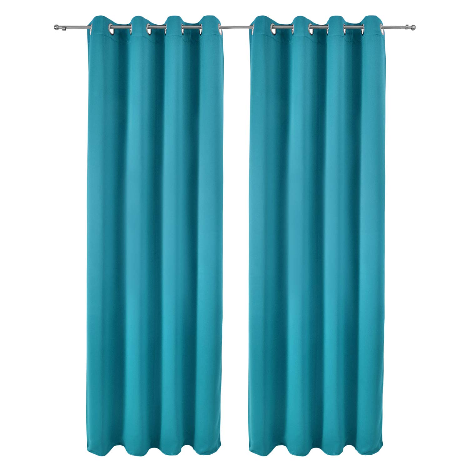 Beautissu Lot de 2 Rideaux occultants Opaque Thermiques pour fenêtre Porte