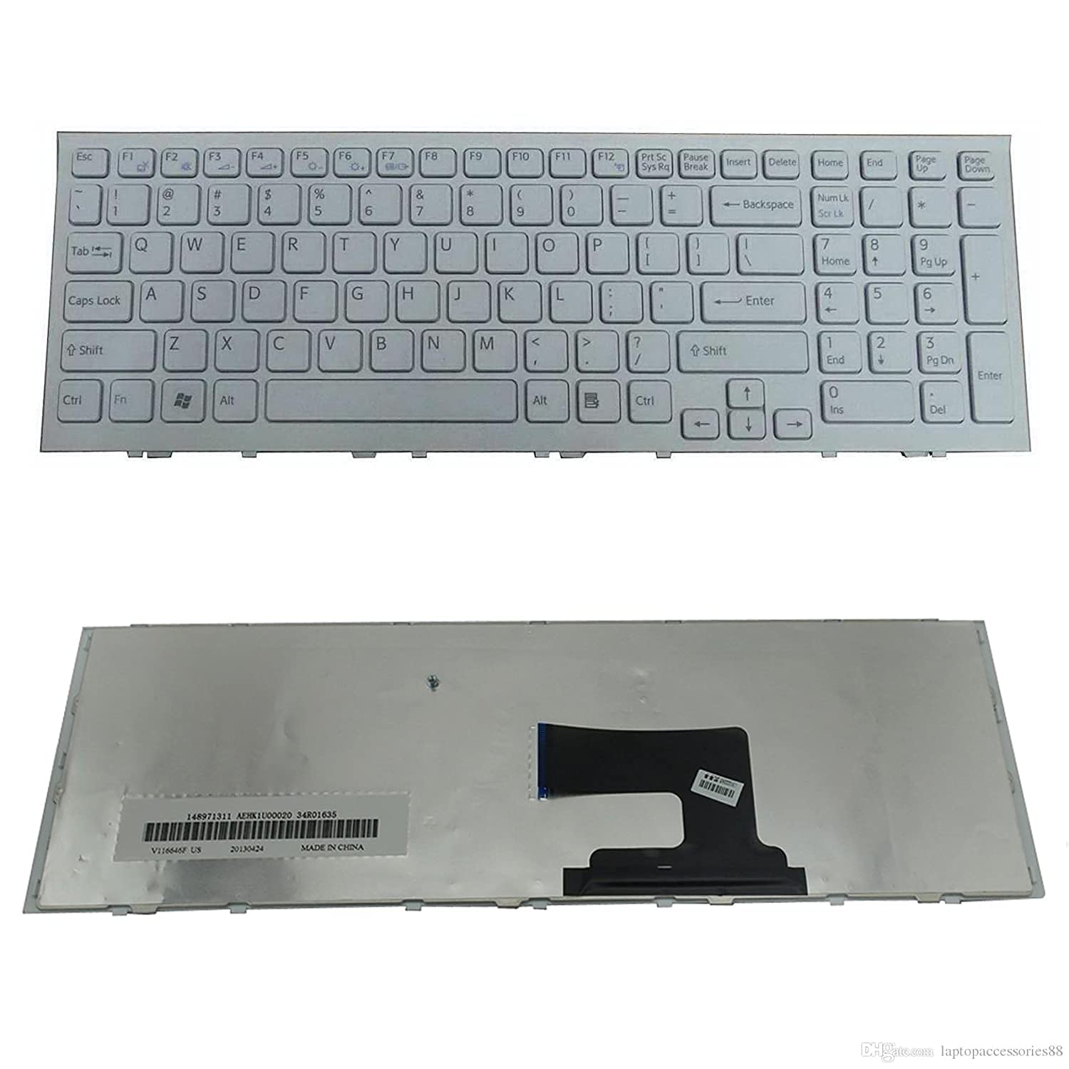 4d Laptop Keyboard For Sony VAIO VPC-EH VPCEH VAIO PCG-71811L VAIO