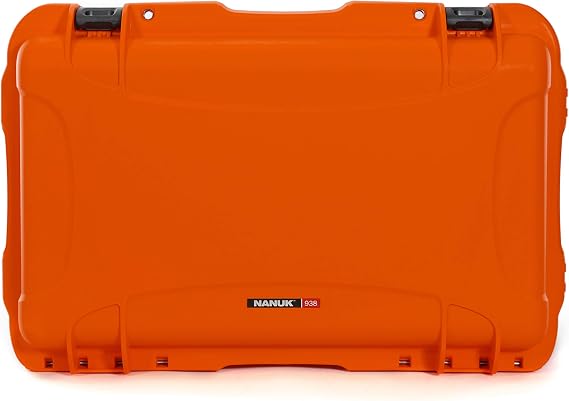 NANUK 938 Waterproof Hard Case with Wheels - Empty - Orange (938-0003)