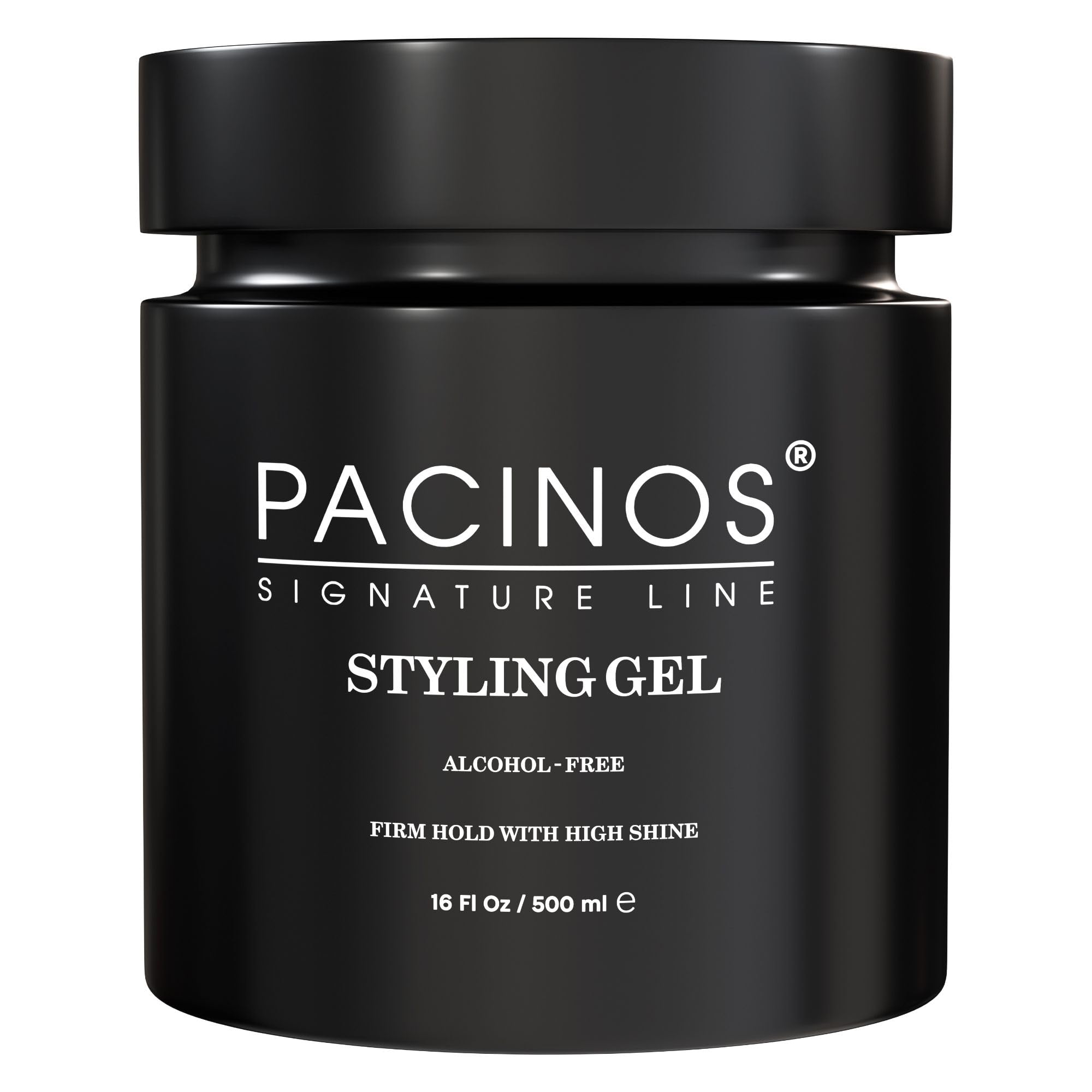 Hair Gel for Men - Firm Hold with Flexible Styling - High Shine Wet Look Finish - Easy to Rinse Water Based Formula - No Flakes - Suits All Hair Types - Style Stays in Place All Day - 16 oz