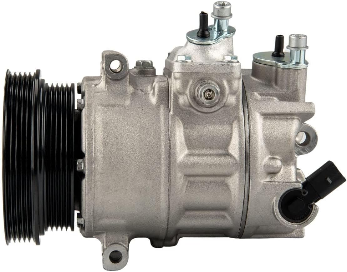 SIZZER A/C Compressor, Air Conditioning Compressors Replacement For Tt 2012-2013 2.5l, Beetle 2006-2014 2.5l, Passat 2012-2014 2.5l Replace 1616A, 1621, 1712, 1K0820808C, 1K0820808G, 1K0820859G