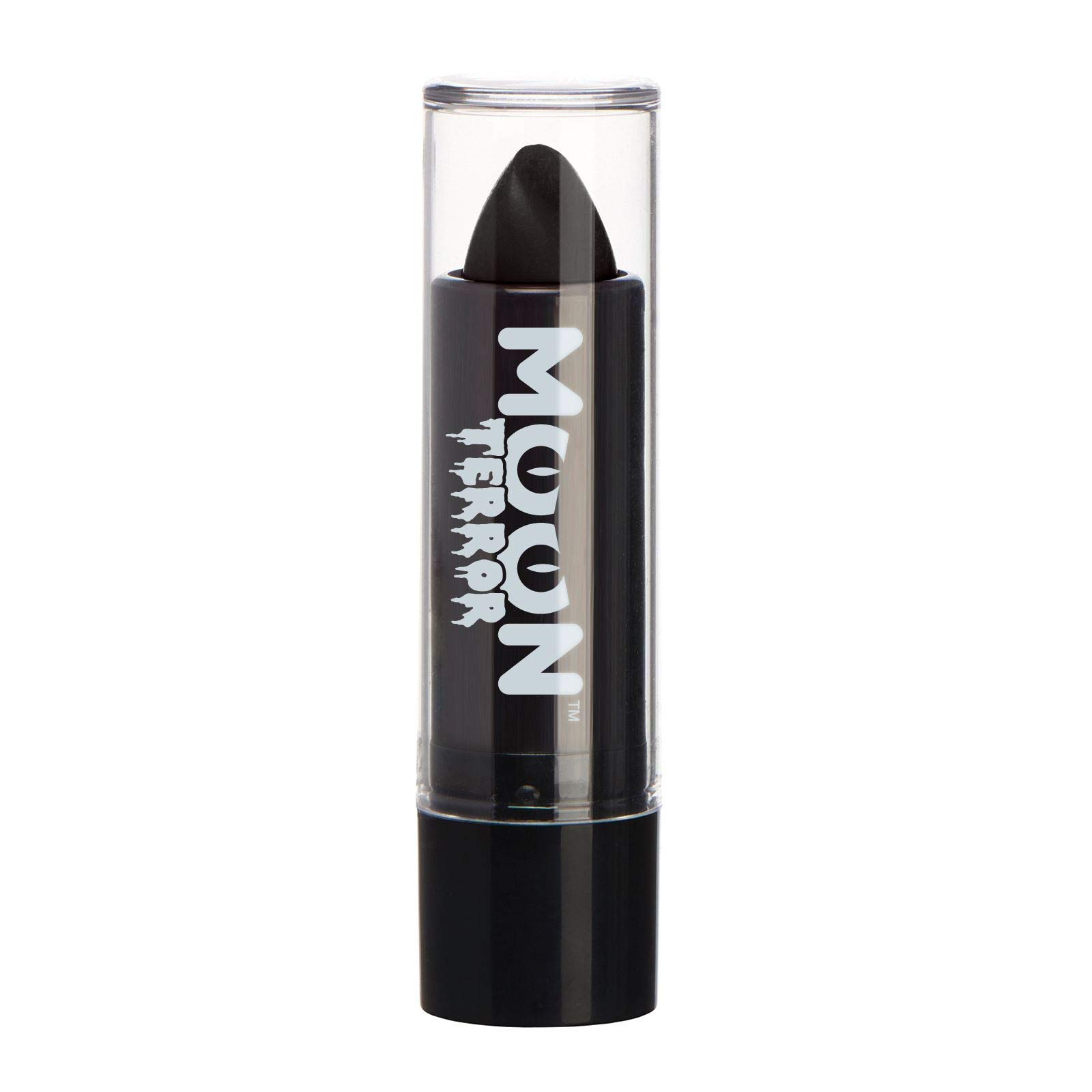 Moon Creations Make up Terror Lipstick [Vibrant Halloween Colors] Paraben-Free Unisex [Adults/Kids] Black